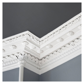 Intricate cornice mould painting