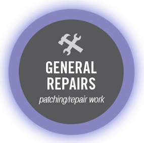 general repairs - patching/repair work